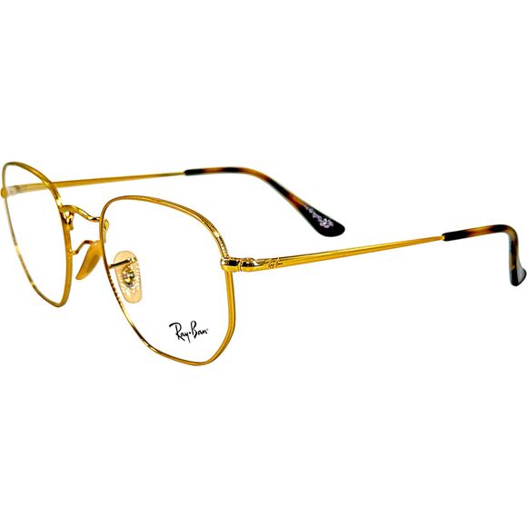 Ray Ban RB6448 Unisex Metal Eyeglass Frame 2500 Gold 51-21 - Picture 1 of 5